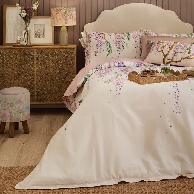 VOYAGE MAISON DOUBLE DUVET COVER Mariposa Cream