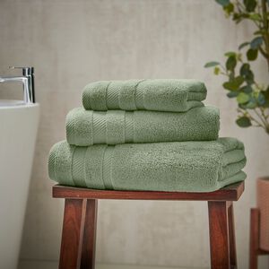 450GSM ZERO TWIST MOSS GREEN 50x90 Hand Towel