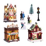 Light Up Christmas Village Set 