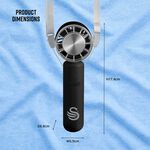 SWAN Rechargeable handheld Fan Black