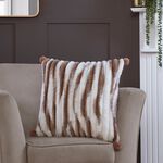 FAUX FUR OMBRE MOCHA 45x45 Cushion