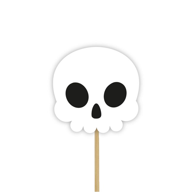 Halloween Ghoulish 12 Cupcake Toppers 