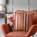 WASHED STRIPE TERRA 45X45 Cushion