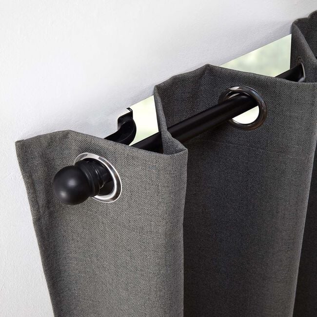 NO DRILL EXTENDABLE 70-120CM Black