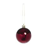 20 PACK BURGUNDY Bauble Set