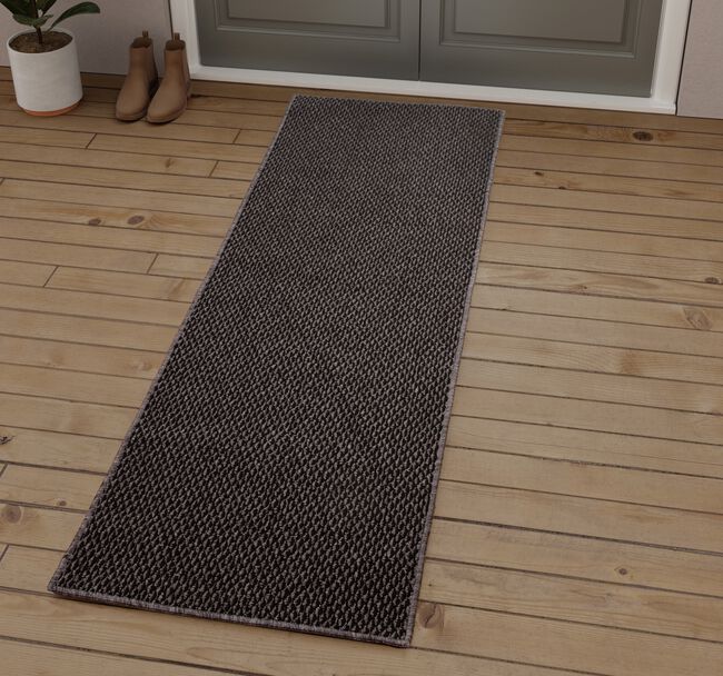 SAHARA  GREY/BLACK 60x180cm Doormat