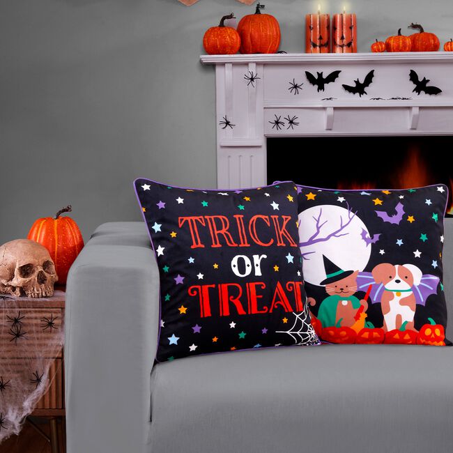 Spooky Pets Cushion Covers 2 Pack - 45cm x 45cm