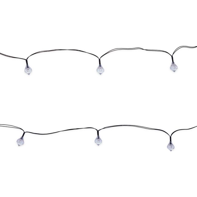 20 Diamond Solar String Lights