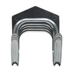 4 Large Galvanised Tool Hooks