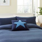 SINGLE DUVET COVER Jersey Navy