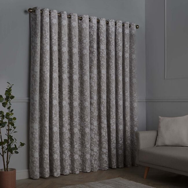 RUSSBOROUGH NATURAL WITH GOLD 66x54 Curtain
