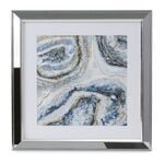 Blue Waves Jewelled Wall Art 46.5cm x 46.5cm