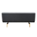Maya Light Grey Convertible 180cm x 108cm Sofa Bed