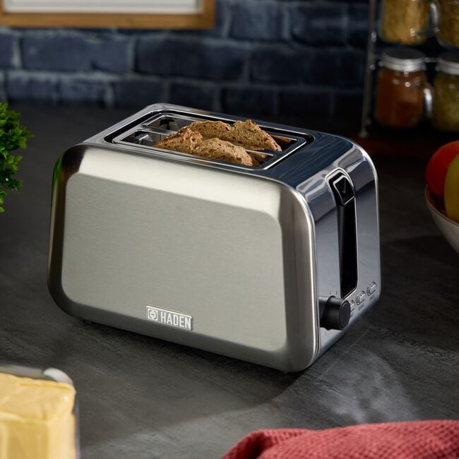 Haden Stoke Stainless Steel 2 Slice Toaster 