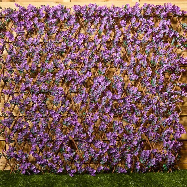180cm x 90cm Lavender Trellis
