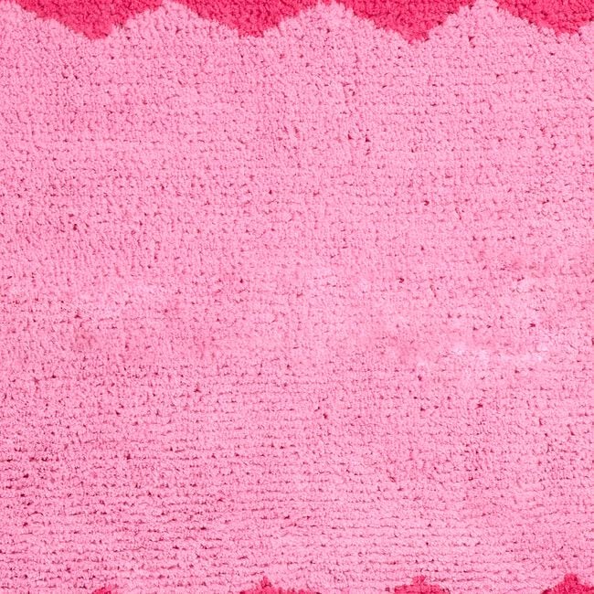 SCALLOP RASPBERRY 50X80 Bath Mat