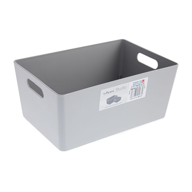 Studio 4.02 Rectangular Basket Cool Grey