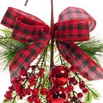 Christmas Berry And Bell Door Hanger