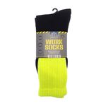 Work Socks Bright Tops 3 Pack