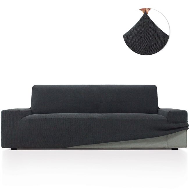 TWO WAY SUPER STRETCH GREY 2 Seater Sofa Cover