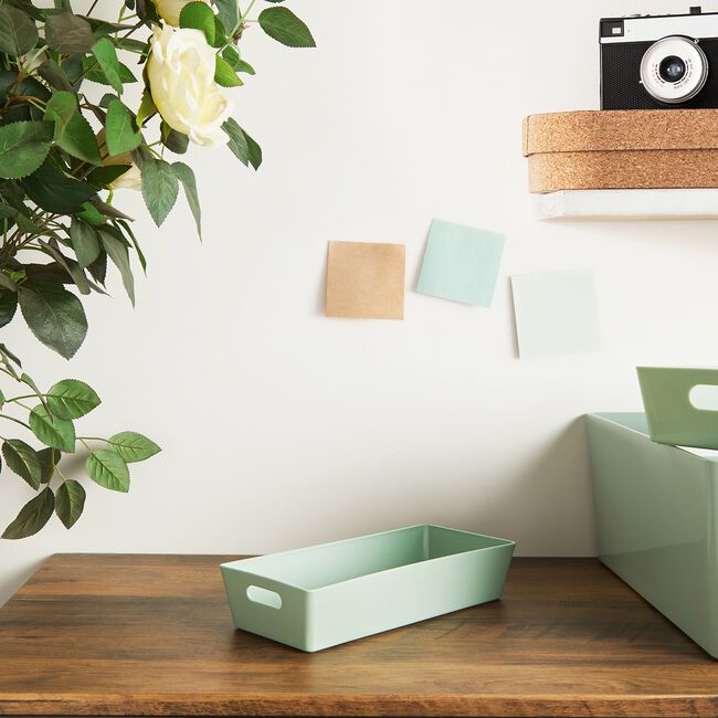 Studio 2.01 Basket Rectangular Silver Sage