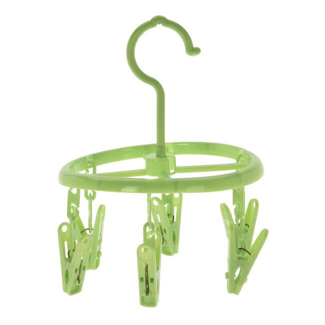Round 6 Peg Sock Dryer - Assorted Colour