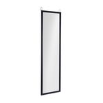 OVER THE DOOR Mirror Black 30 x 120cm