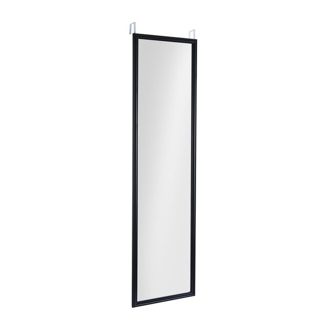 OVER THE DOOR Mirror Black 30 x 120cm