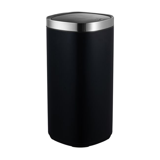 40L Newport Push Bin - Black