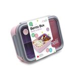 Melii Bento Purple & Grey 1250ml Container
