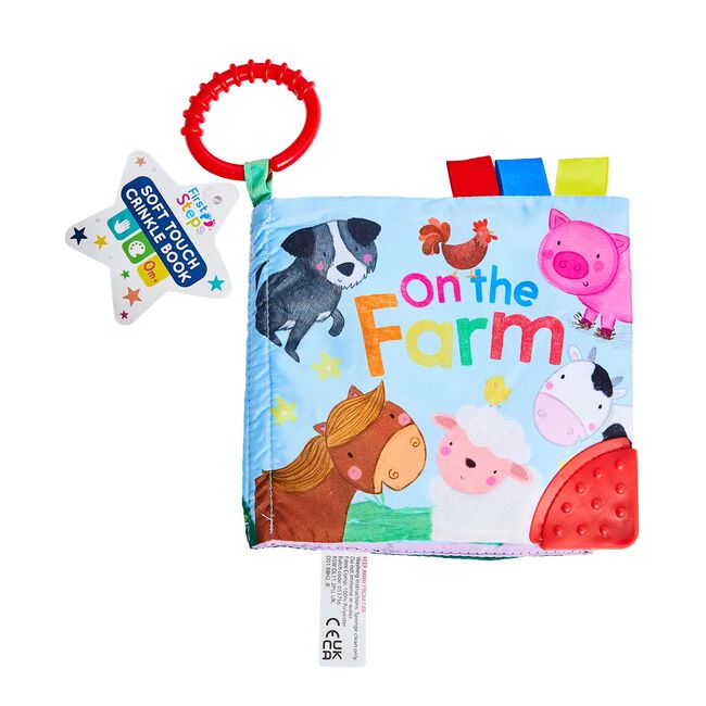 First Steps Soft-Touch Crinkle Book