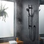 De Vielle 5 Function Black Shower Set