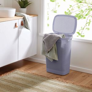 EZY STORAGE MODE 57L LILAC Laundry Hamper