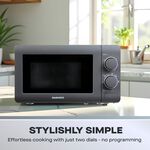 Daewoo Grey 20L 800W Microwave