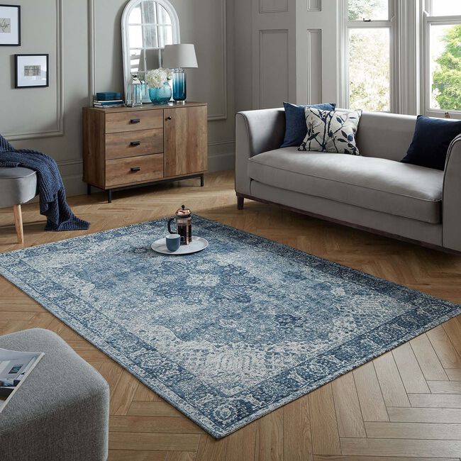 ANTIQUE TRADITIONAL BLUE 155X230cm Rug
