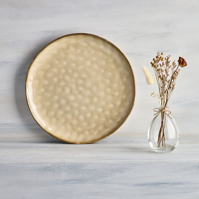 Heritage Glyde Ecru Dinner Plate