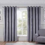 EMBOSSED SILVER 66x54 Curtain