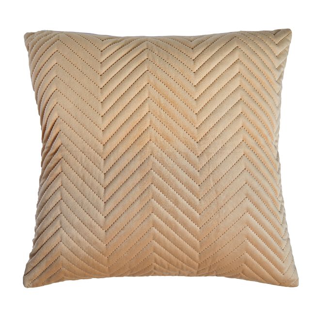 TRIANGLE STITCH SAND 45x45 Cushion