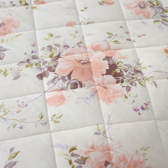 Harriet Bedspread 200cm x 220cm - Peach