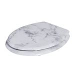 White Calacatta Marble Toilet Seat
