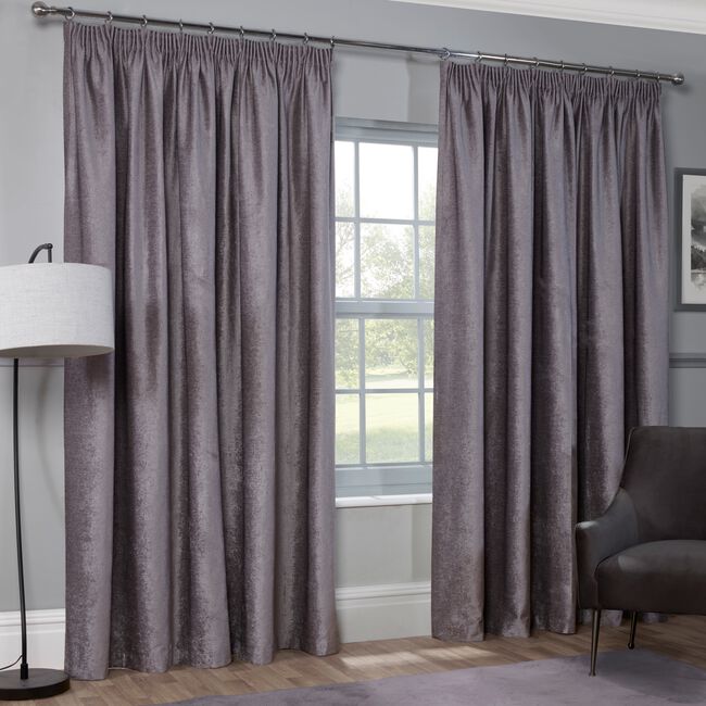 P/PLEAT BLACKOUT THERMAL TEXTURED SLATE 66x54 Ctn