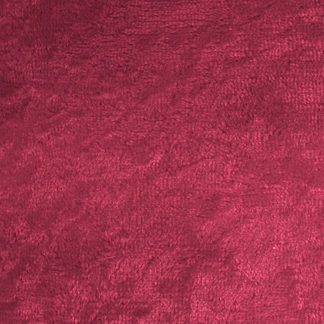 Velvet Crush Draught Excluder 22 x 90cm - Red