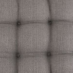 Square Woven Charcoal Seat Pad