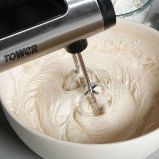 Tower Stainless Steel Hand Mixer 300W