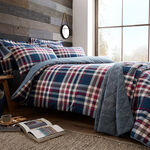 SINGLE DUVET COVER Brushed Cotton Matthews Check