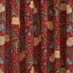 DREAMS & DRAPES Sandringham Red 66x54 Curtain