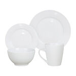 Abney & Croft Embossed Linear 16 Piece Dinner Set