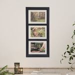 3 Multi Aperture Photo Frame Black