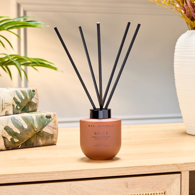 Wax Republic Spice Jasmine Bergamot Reed Diffuser