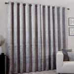 SEVILLA BRUSHED ICE GREY 66x54 Curtain